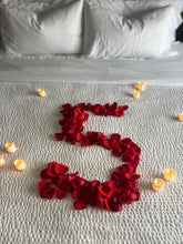 Load image into Gallery viewer, romantic red rose pedals