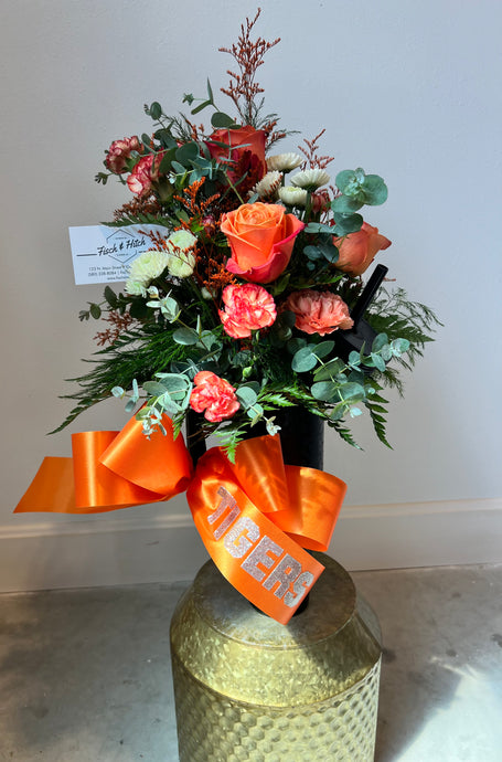 Black Leopard Tumbler Arrangement