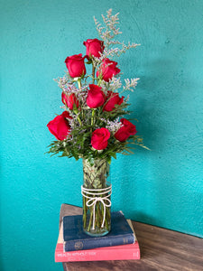 Classic Dozen Roses Arrangement